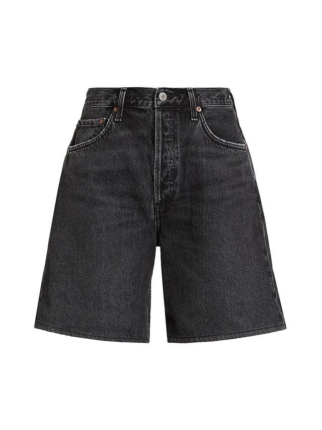 Womens Dame Long Denim Shorts Product Image