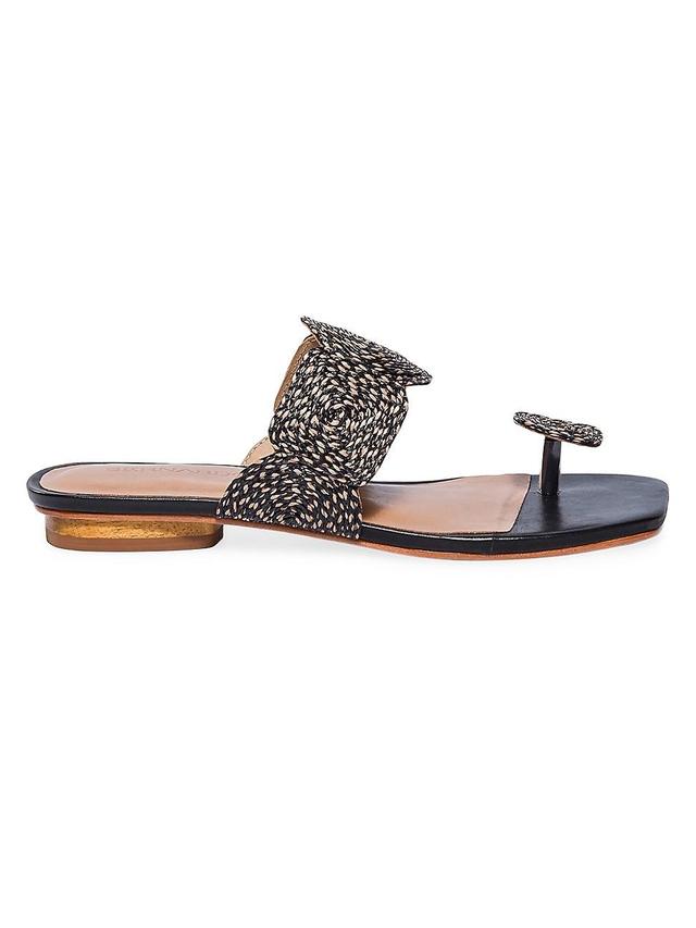 Womens Palermo Raffia Slip-On Sandals Product Image