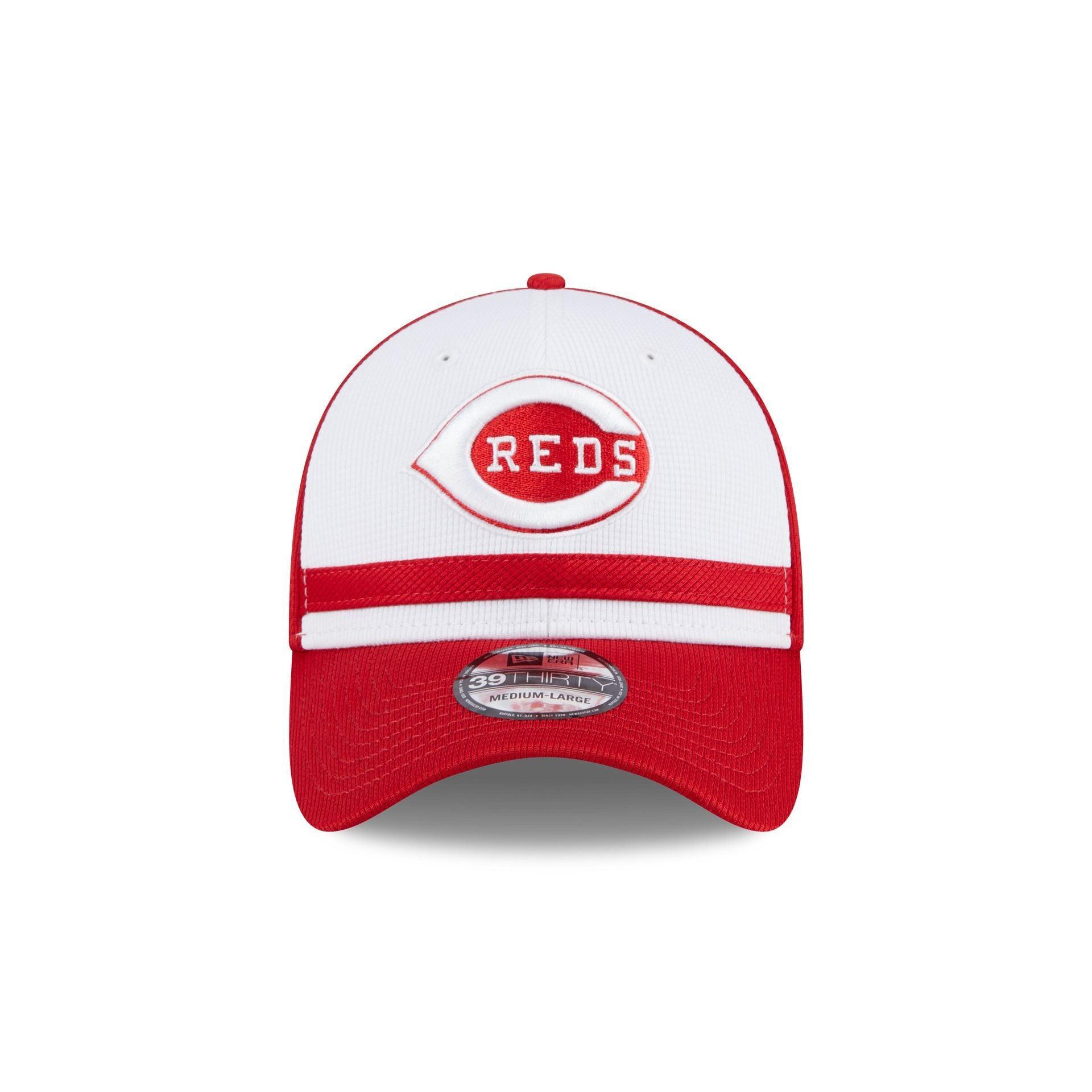 Cincinnati Reds 2024 Batting Practice 39THIRTY Stretch Fit Hat Male Product Image