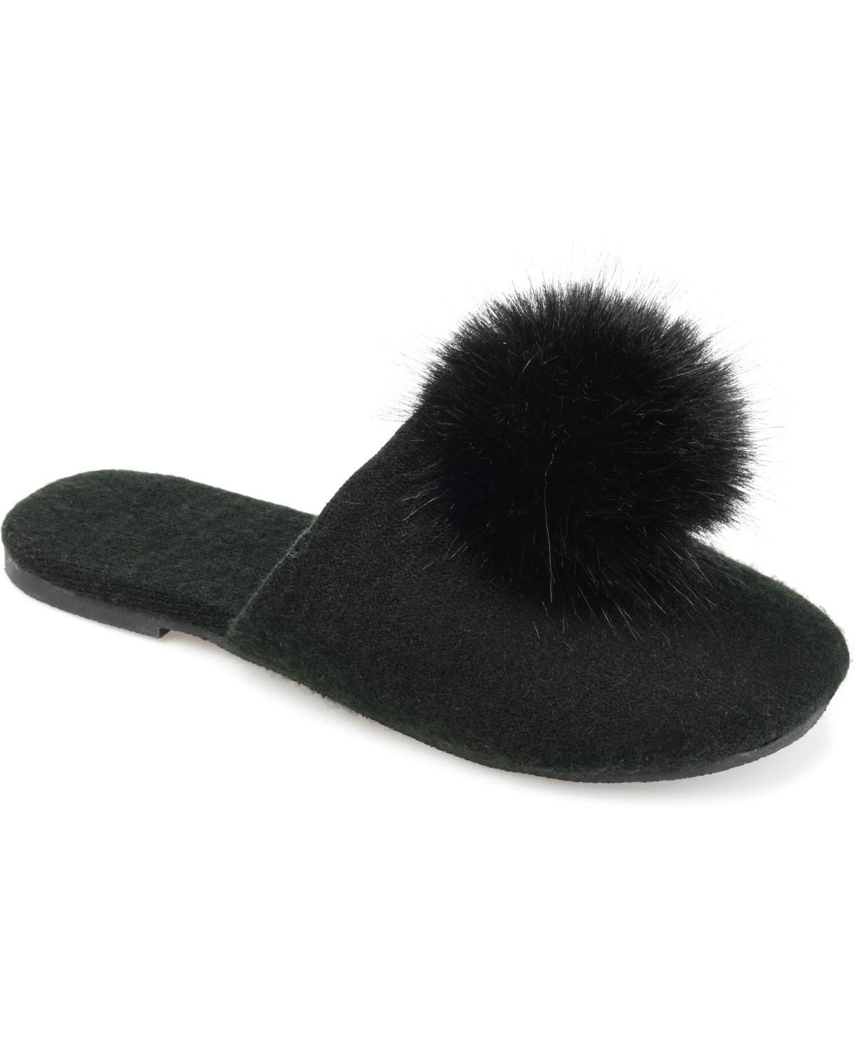 Journee Collection Nightfall Womens Slippers Black Product Image