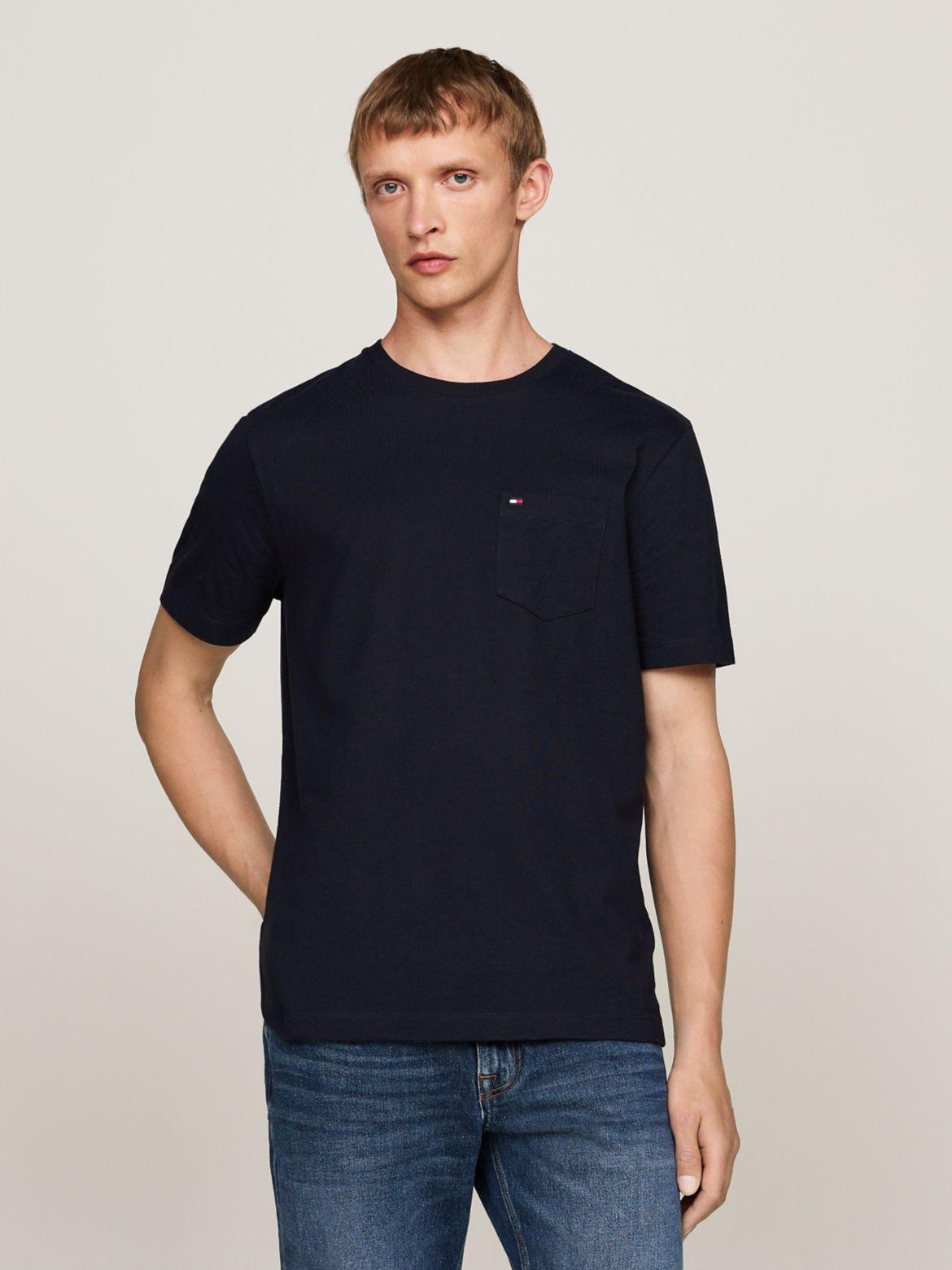 Tommy Hilfiger Men's Solid Pocket T-Shirt Product Image