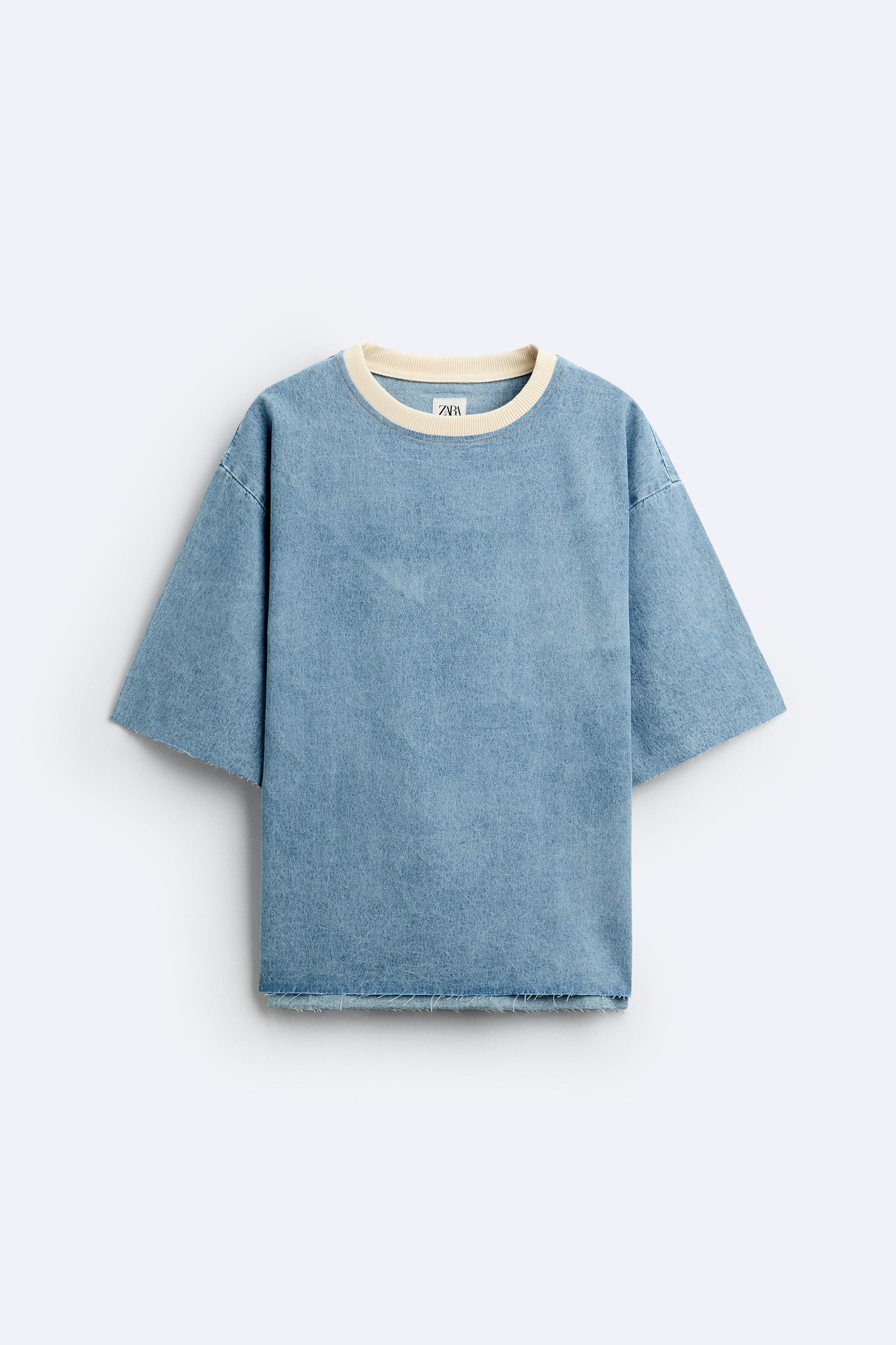 WASHED DENIM SWEATSHIRT Product Image