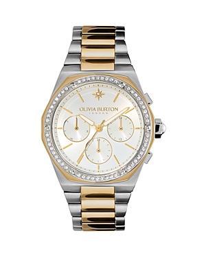 Olivia Burton Hexa Two Tone Embellished Chronograph, 38mm Product Image