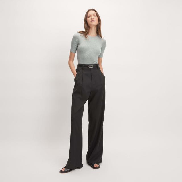 Womens Short-Sleeve Crew Neck Bodysuit by Everlane Product Image