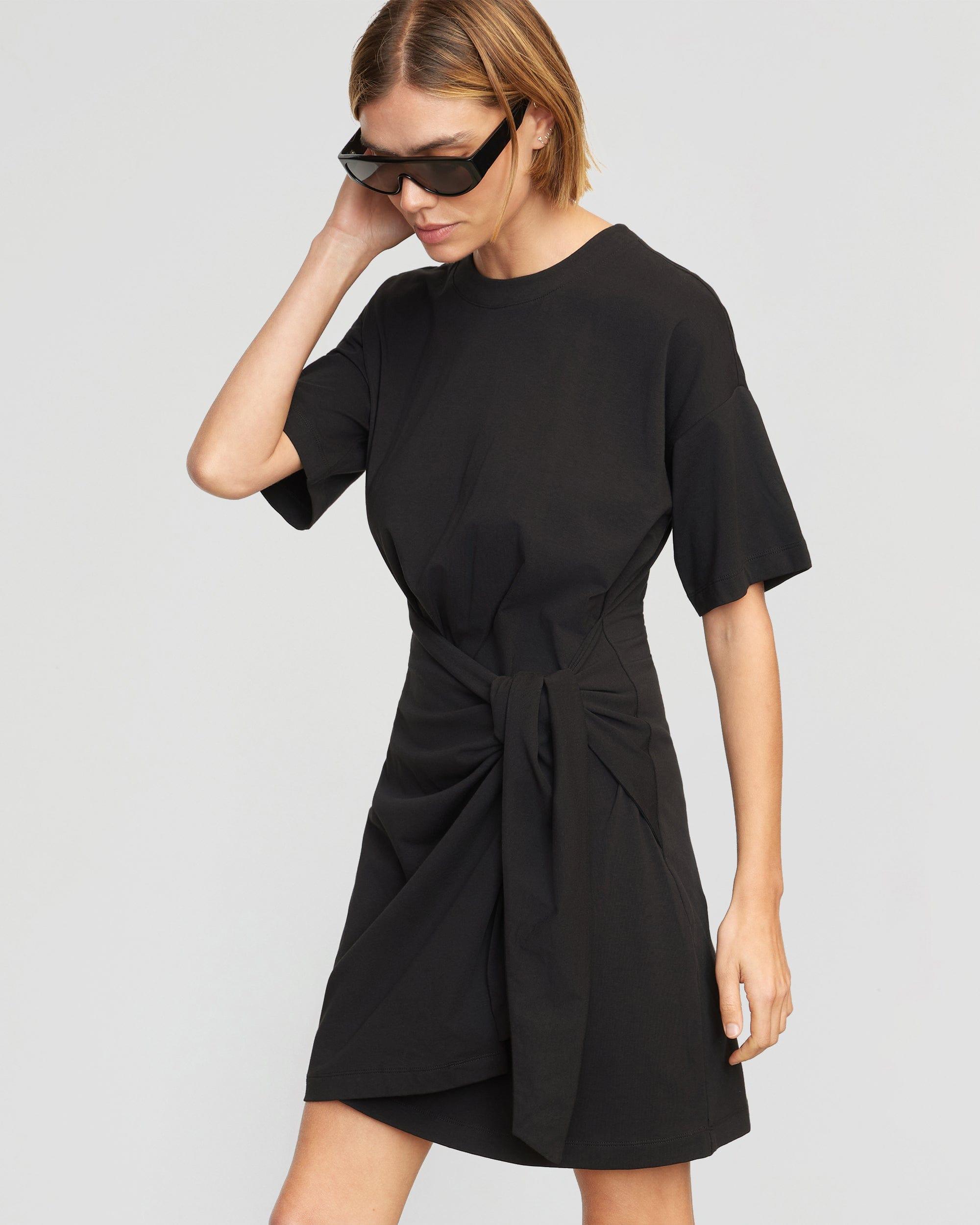 Fallon Organic Cotton T-Shirt Wrap Dress Product Image