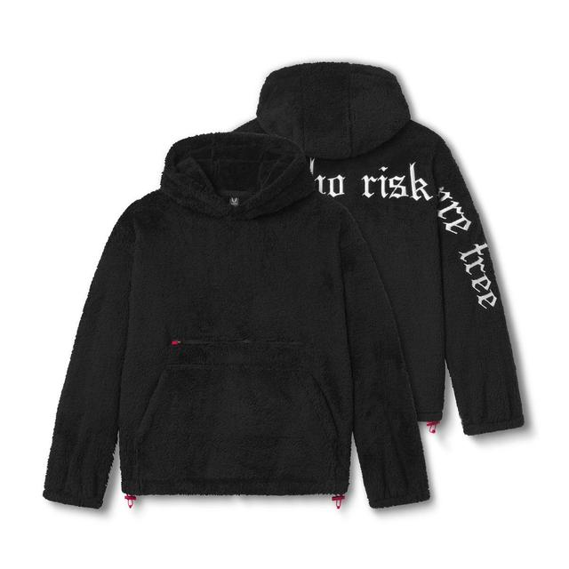 0887. Sherpa Recovery Full Zip Hoodie - Black/White Product Image