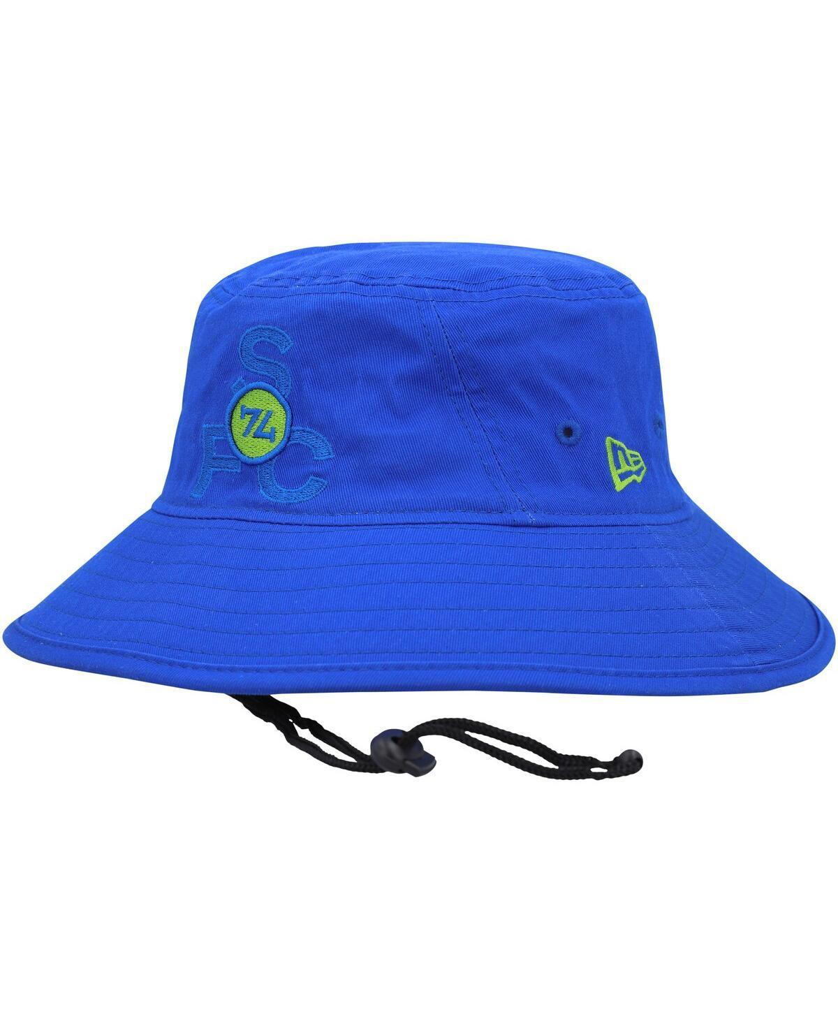 Mens New Era Blue Seattle Sounders Fc Kick Off Bucket Hat Product Image