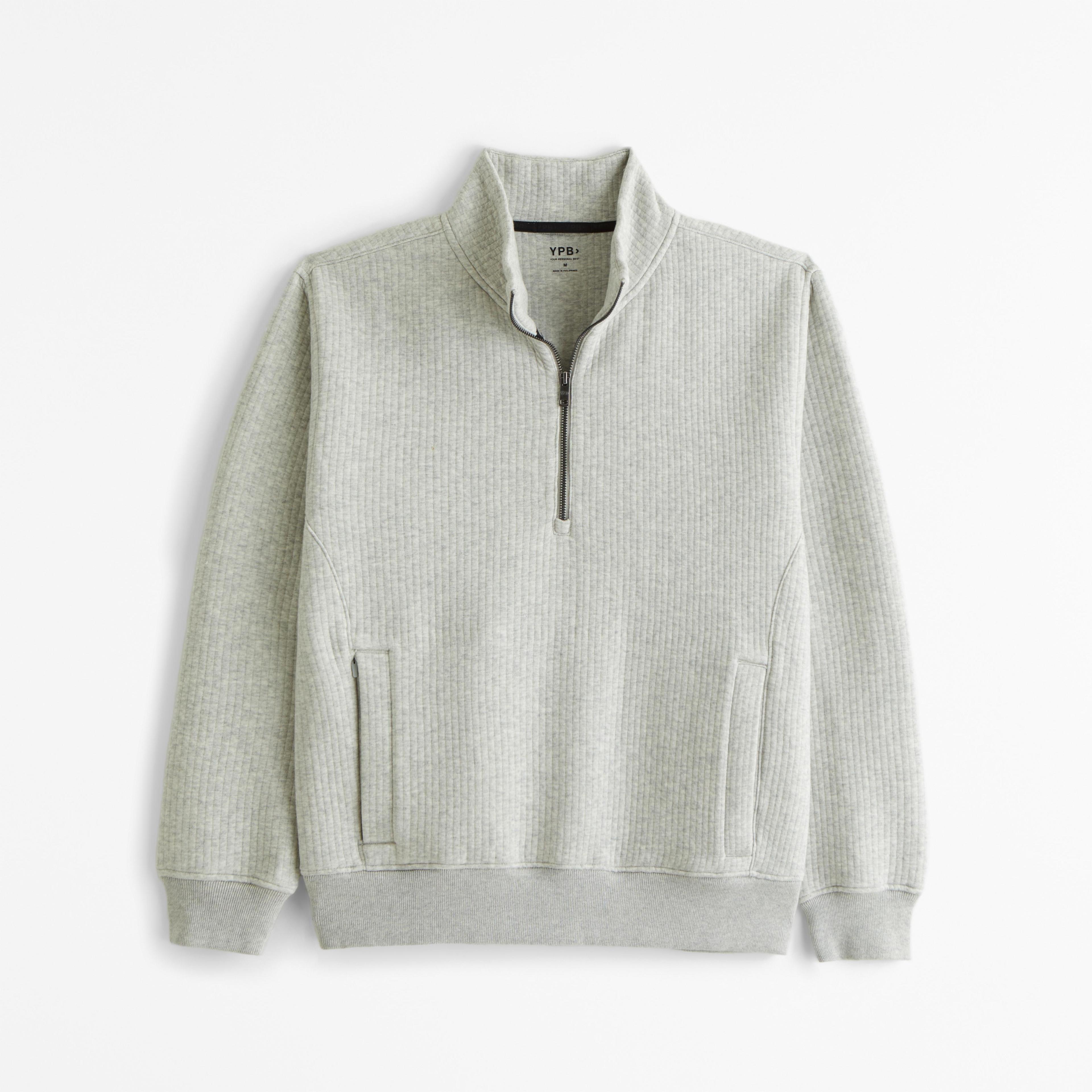 YPB Textured Ribbed Half-Zip Product Image