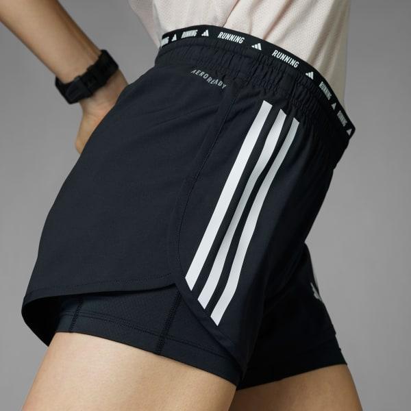 Own the Run 3-Stripes 2-in-1 Shorts Product Image