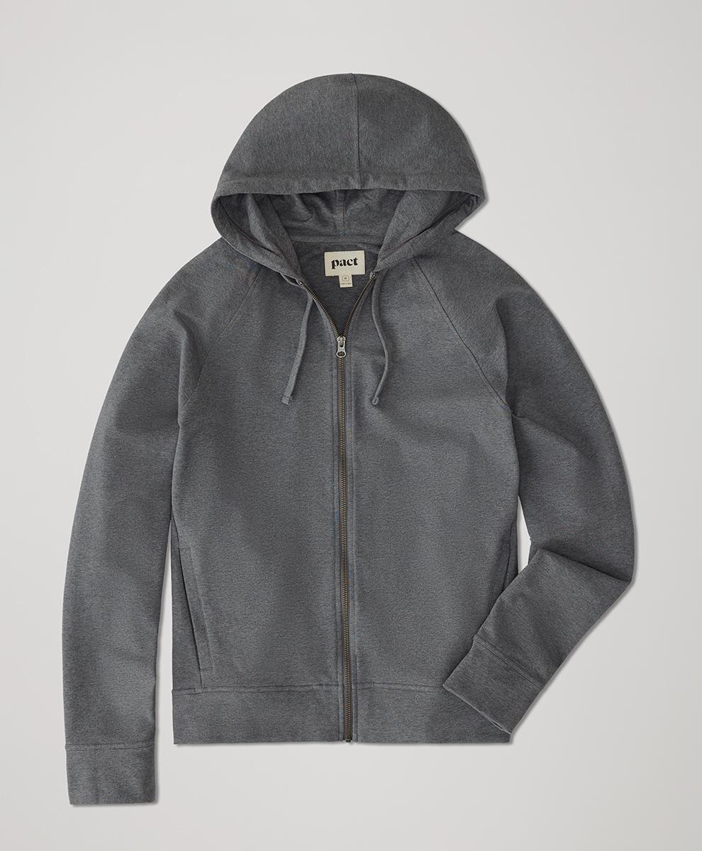 Mens Stretch French Terry Zip Hoodie XL Product Image