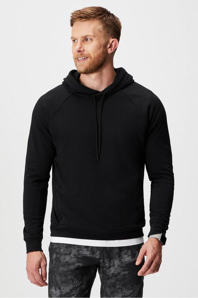 Fabletics Men The Lightweight Go-To Hoodie male black Size XXL Product Image