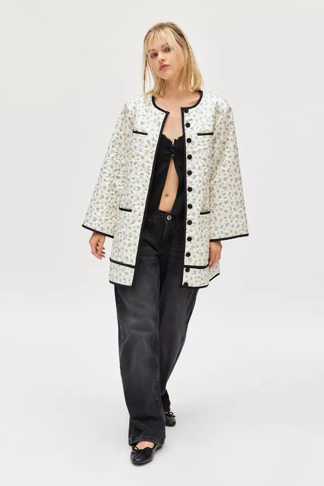 For Love & Lemons Jardin Quilted Floral Jacket Product Image