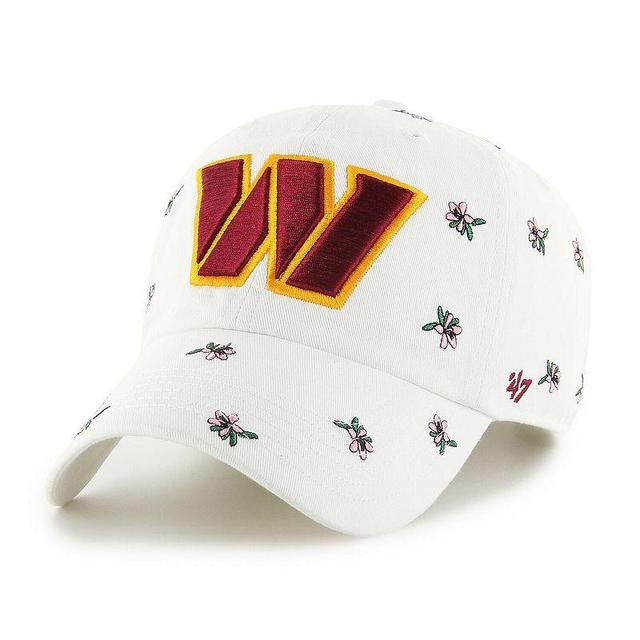 Womens 47 White Washington Commanders Confetti Clean Up Adjustable Hat Product Image