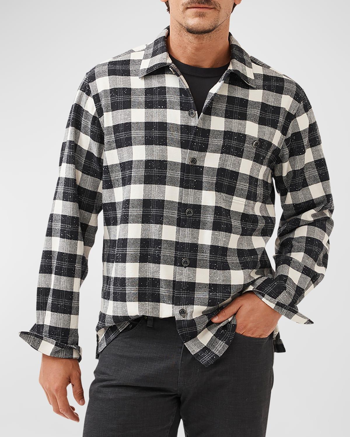 Mens Halfmoon Ave Check Overshirt Product Image