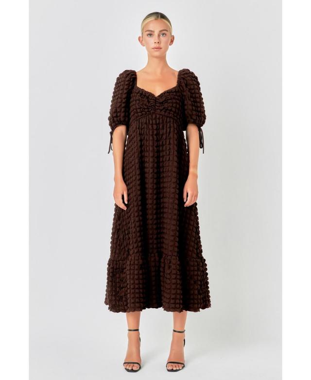 Womens Textured Maxi Dress Product Image