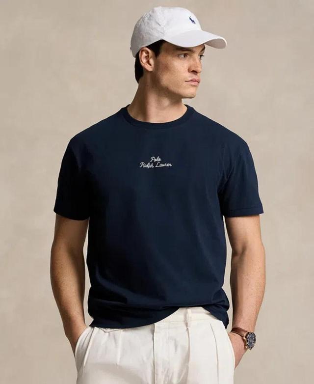 Men's Classic-fit Logo Jersey T-shirt In Aviator Navy Product Image