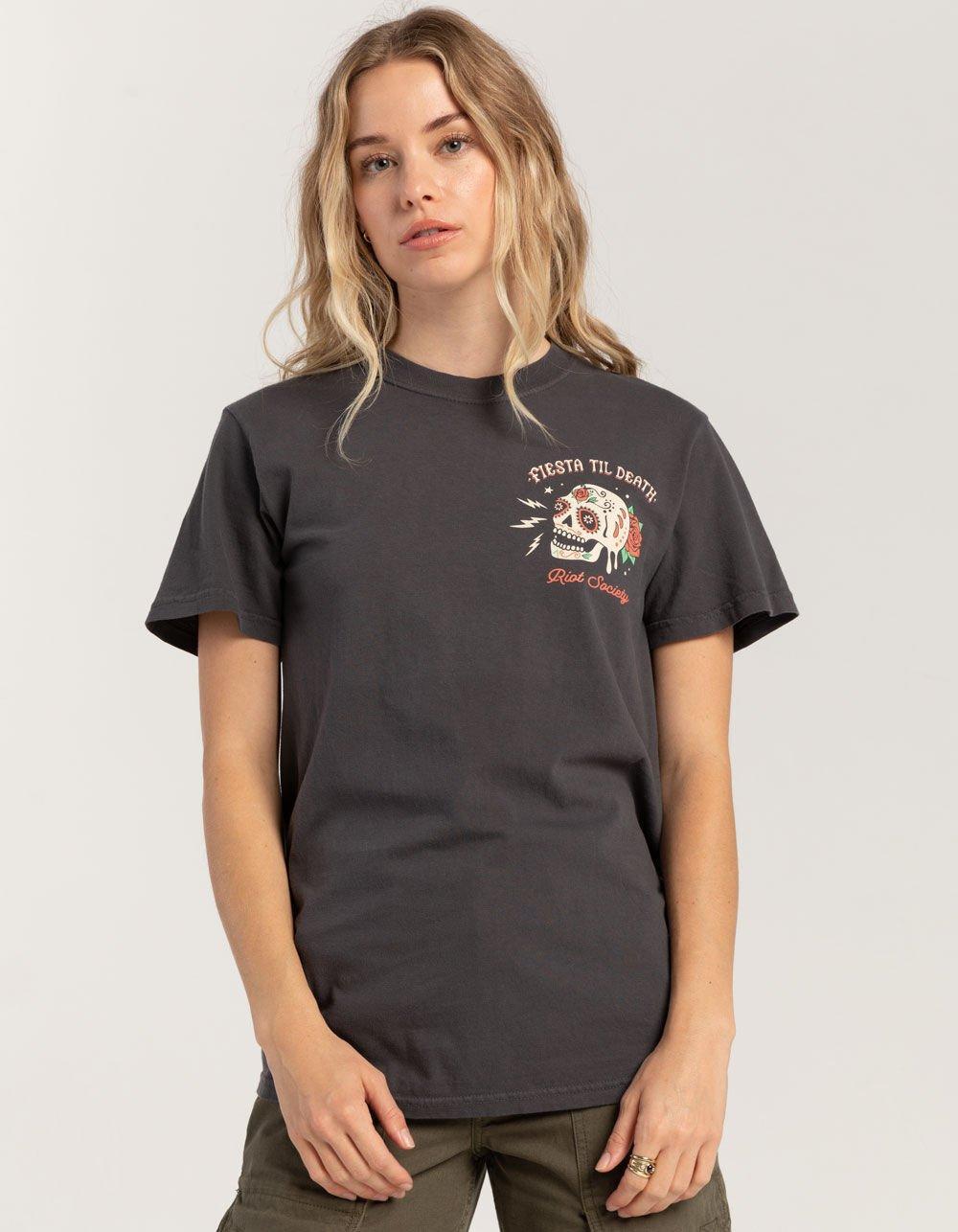 RIOT SOCIETY Fiesta Till Death Womens Tee Product Image