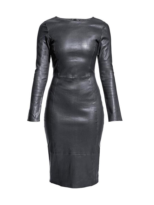 Womens Mrs. Smith Stretch Leather Dress Product Image