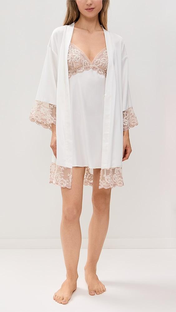 Flora Nikrooz Rosa Charmeuse Kimono | Shopbop Product Image