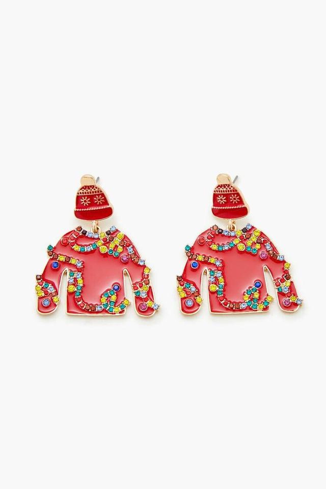 Christmas Sweater Drop Earrings | Forever 21 Product Image