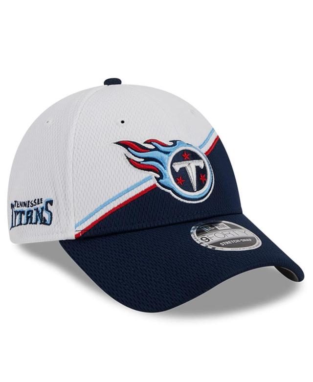 Mens New Era White Tennessee Titans 2023 Sideline 9FORTY Adjustable Hat - White Product Image