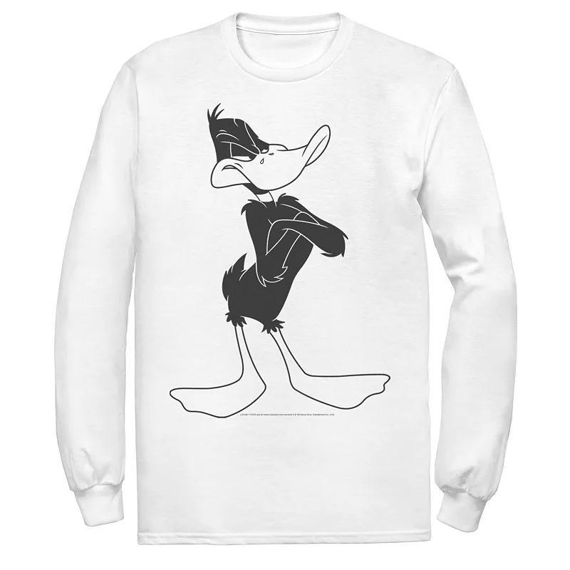 Mens Looney Tunes Daffy Duck Not Amused Portrait Tee Product Image