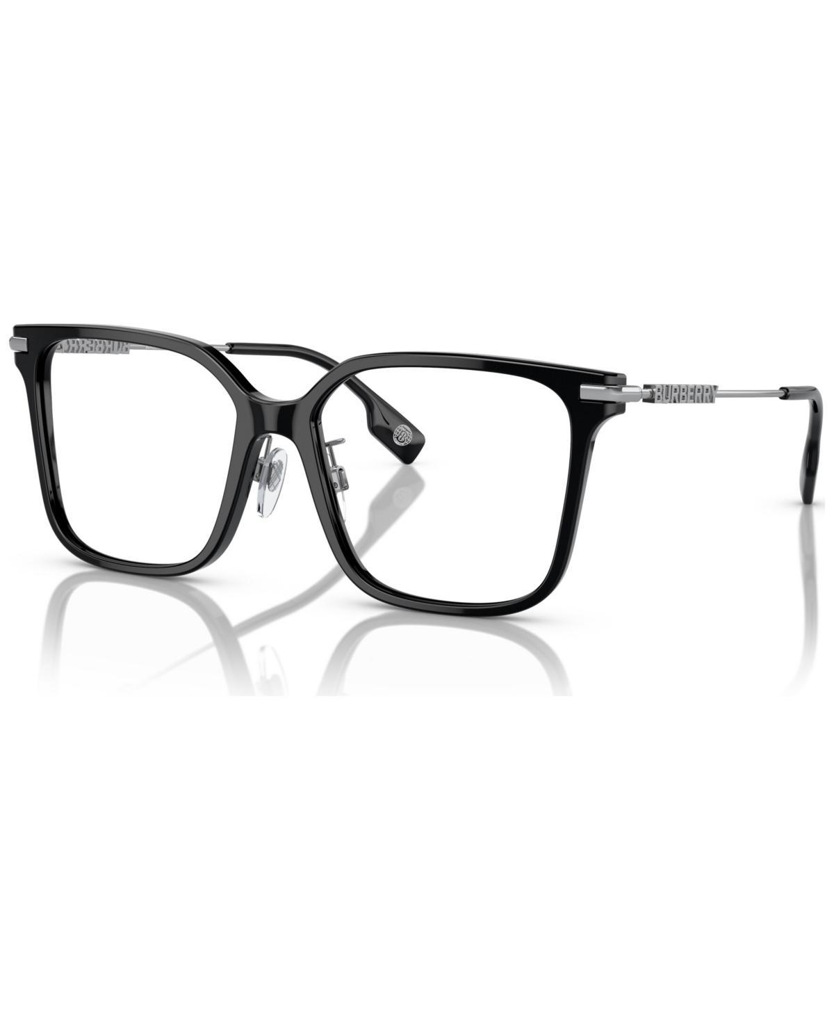 Burberry Womens Square Eyeglasses, BE2376 52 - Black Product Image