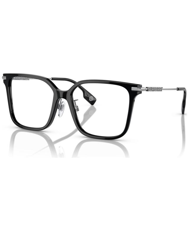 Burberry Womens Square Eyeglasses, BE2376 52 - Black Product Image