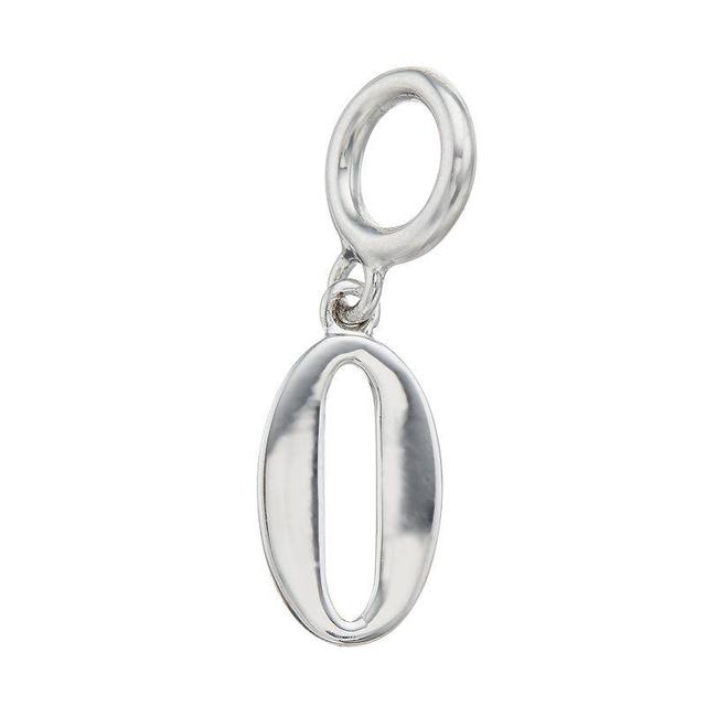 Lavish by TJM Sterling Silver Number Charm, Womens, Sterling 8 Product Image