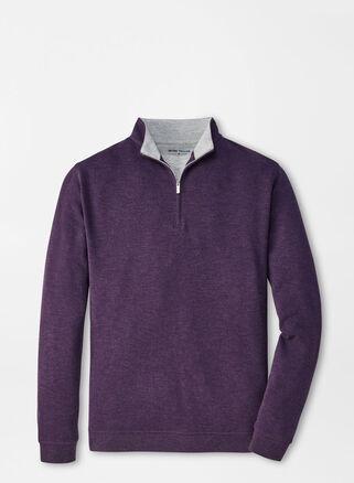 Peter Millar Mens Crown Comfort Pullover | Color: Midnight Purple | Size: L Product Image