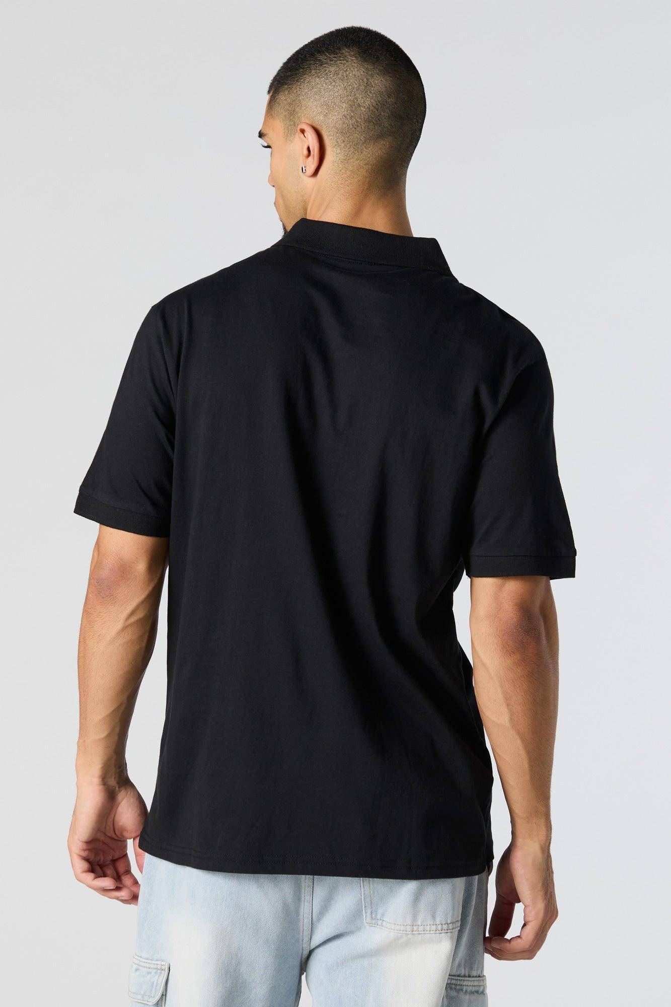 Solid Polo Shirt Male Product Image