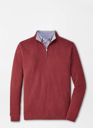 Peter Millar Mens Crown Comfort Pullover | Color: Celosia Red | Size: L Product Image