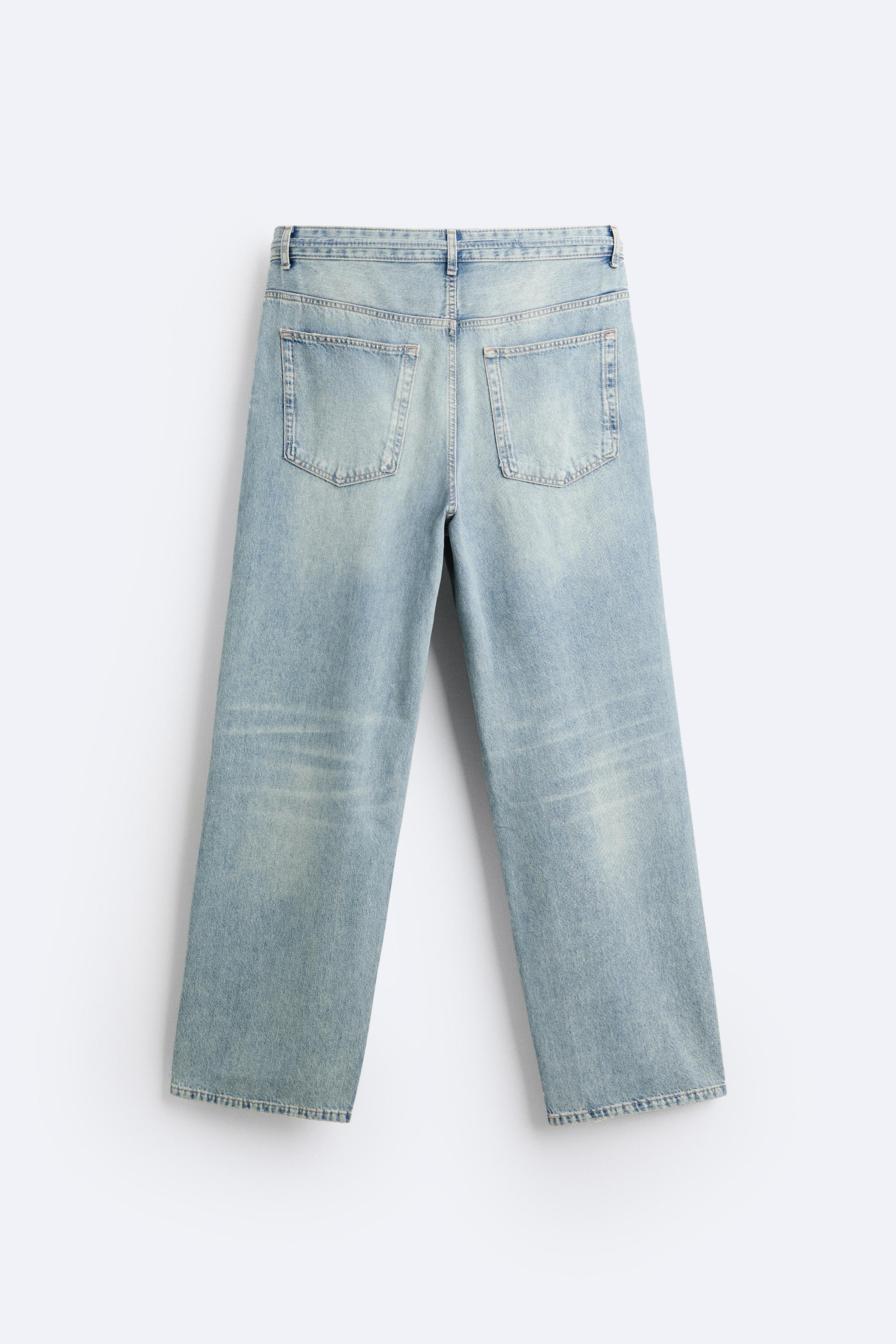 BAGGY BELTED JEANS Product Image