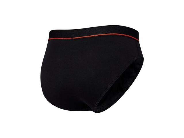 SAXX UNDERWEAR Non-Stop Stretch Cotton Brief Fly (Black) Men's Underwear Product Image