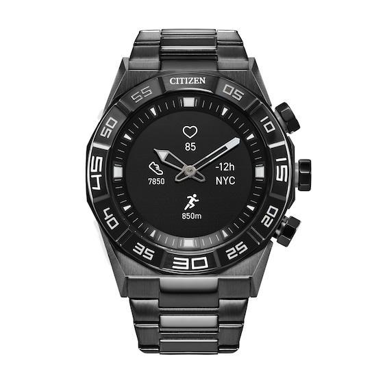 Men's Citizen CZ Smart Hybrid Black IP Watch with Black Dial (Model: Jx1009-50E) Product Image