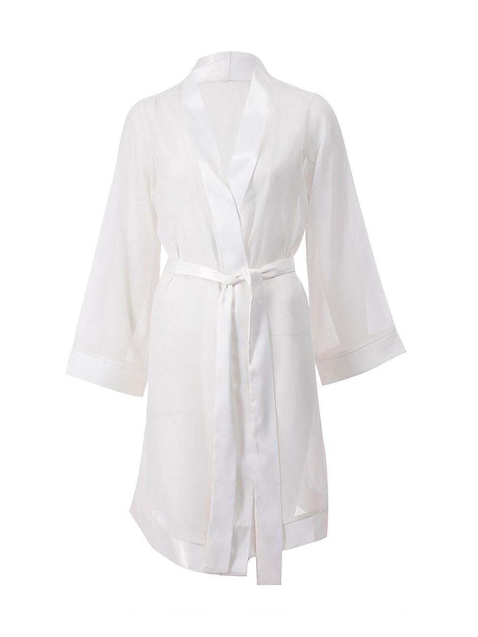 Womens Chiffon Short Robe Product Image