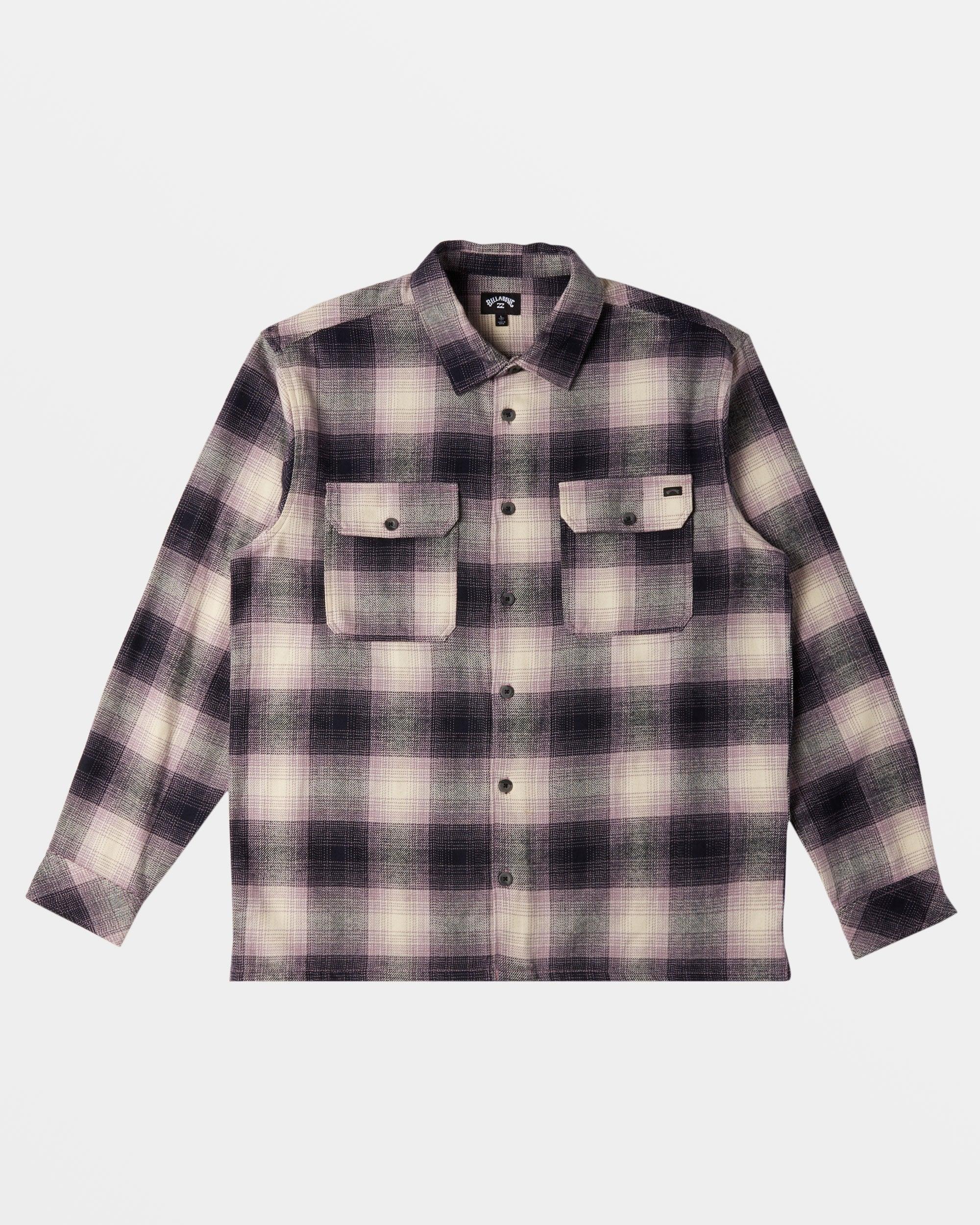 Offshore Long Sleeve Flannel Shirt - Purple Ash Male Product Image