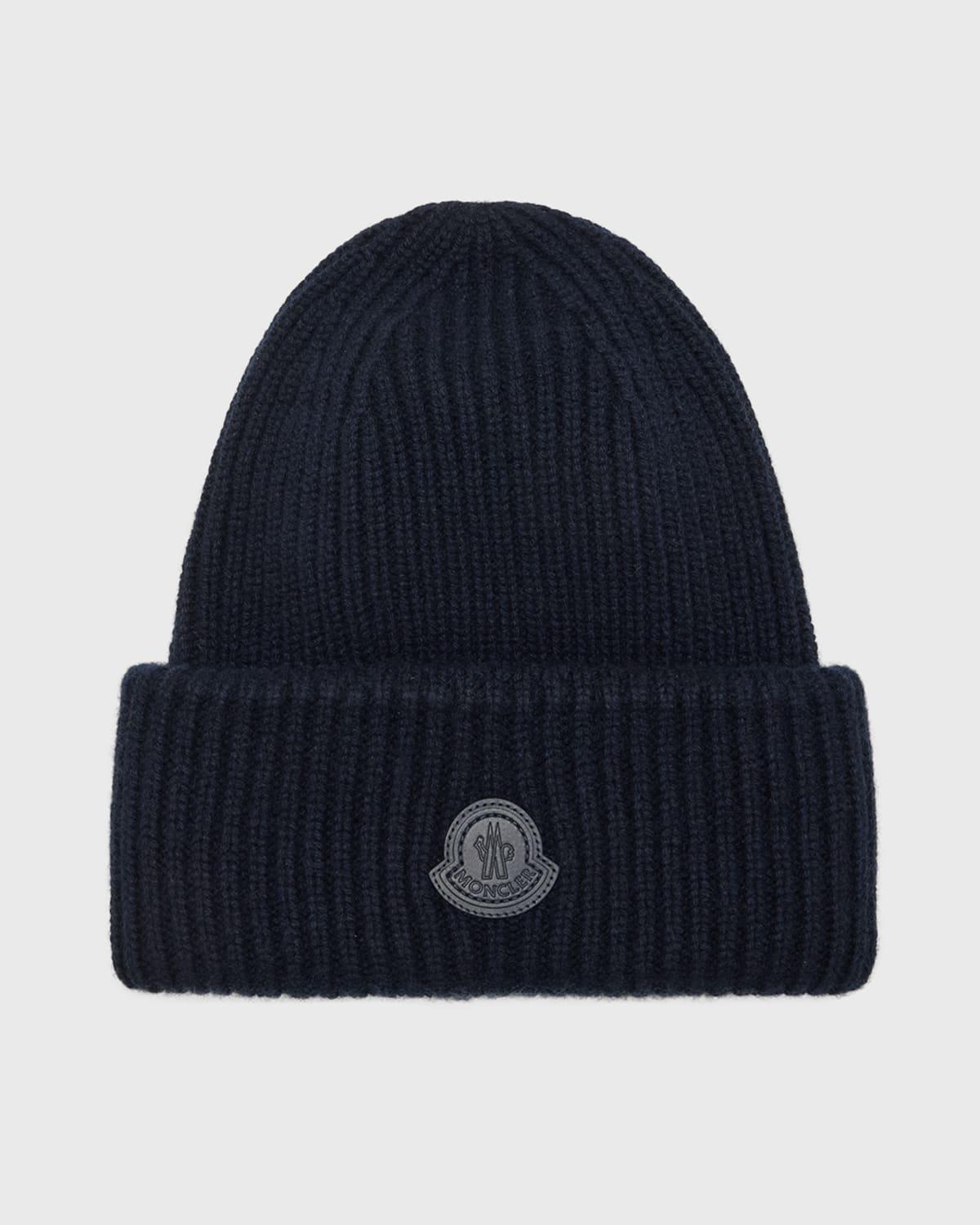 Men's Ribbed Cashmere Beanie Product Image