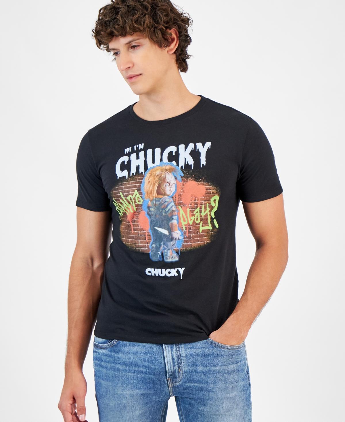 Tai Apparel Mens Short Sleeve Crewneck Chucky Graphic T-Shirt Product Image