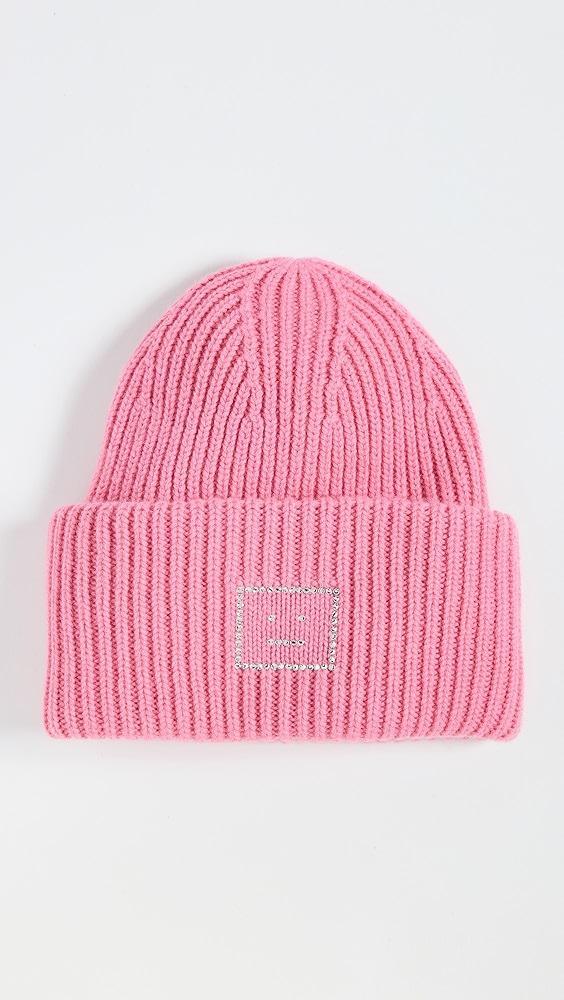 Acne Studios Face Logo Beanie | Shopbop Product Image