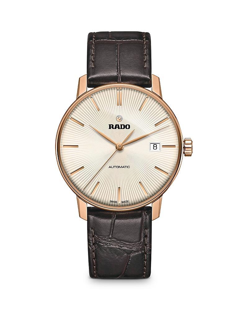 RADO Coupole Classic Automatic Leather Strap Watch, 41mm Product Image