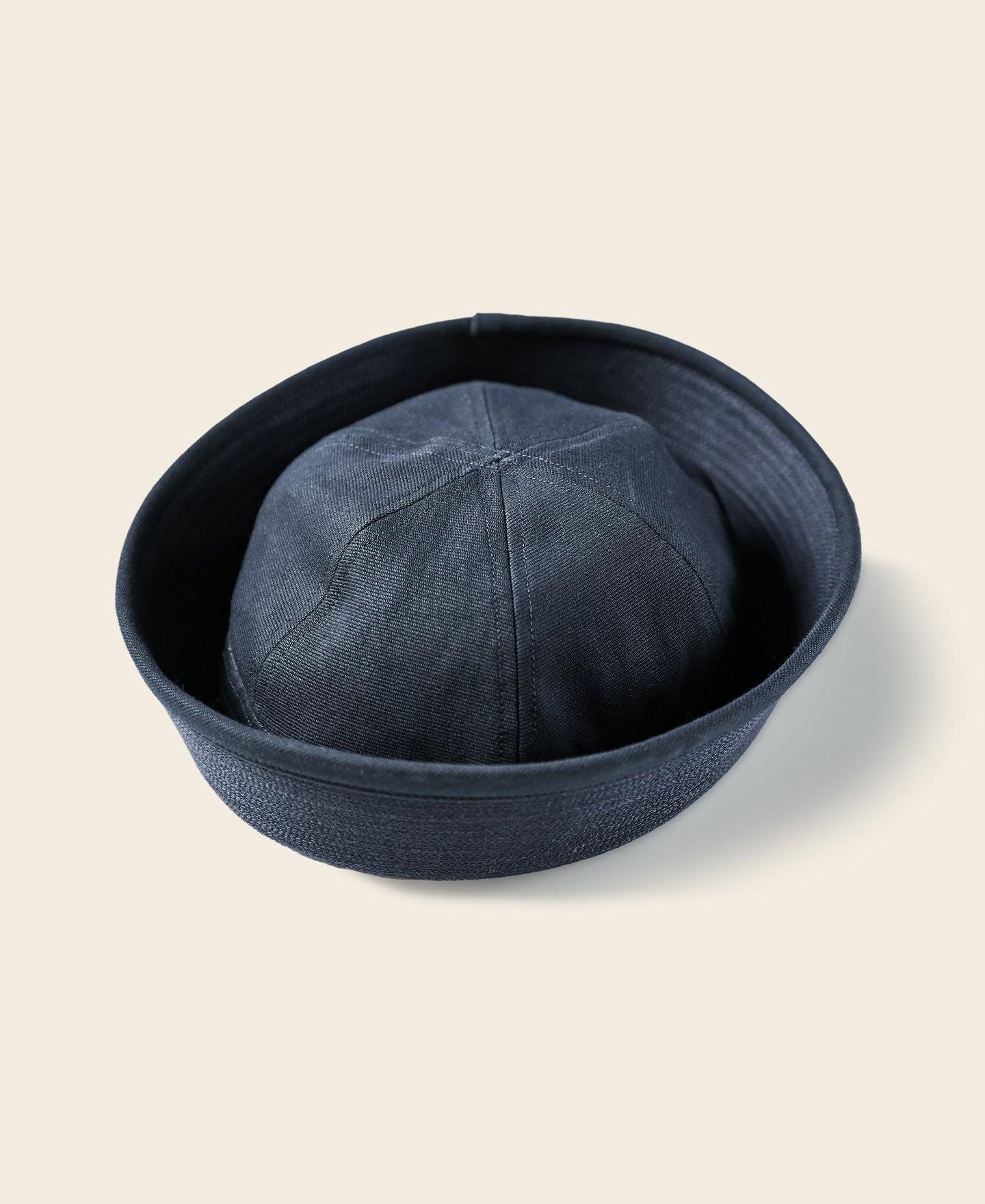 WWII US Navy Dixie Cup Hat - Navy Product Image