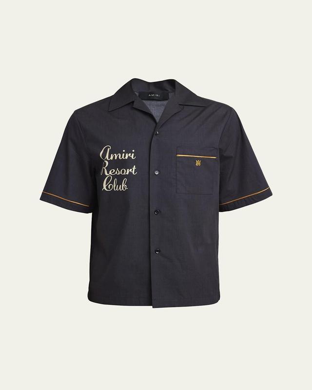 Mens Resort Club Embroidered Camp Shirt Product Image