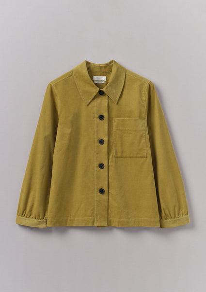 Baya Patch Pocket Organic Cord Shirt | Golden Olive Product Image