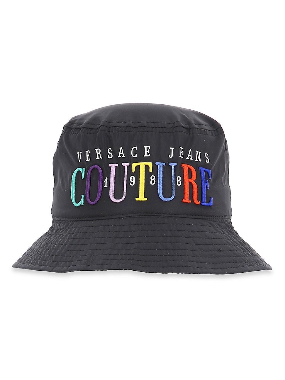 Mens Multicolor Embroidered Logo Bucket Hat Product Image