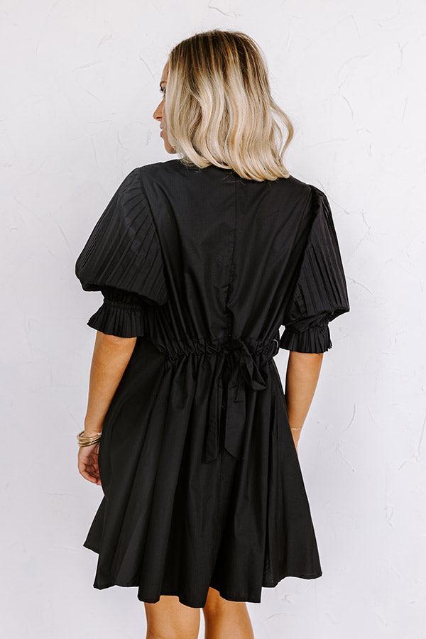 Talk Of The Town Mini Dress in Black Product Image