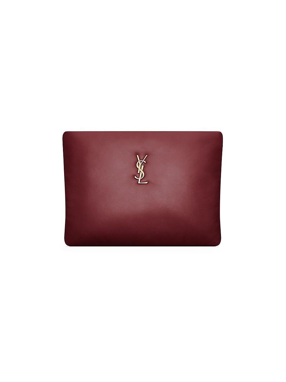 Womens Calypso Large Pouch In Lambskin Product Image