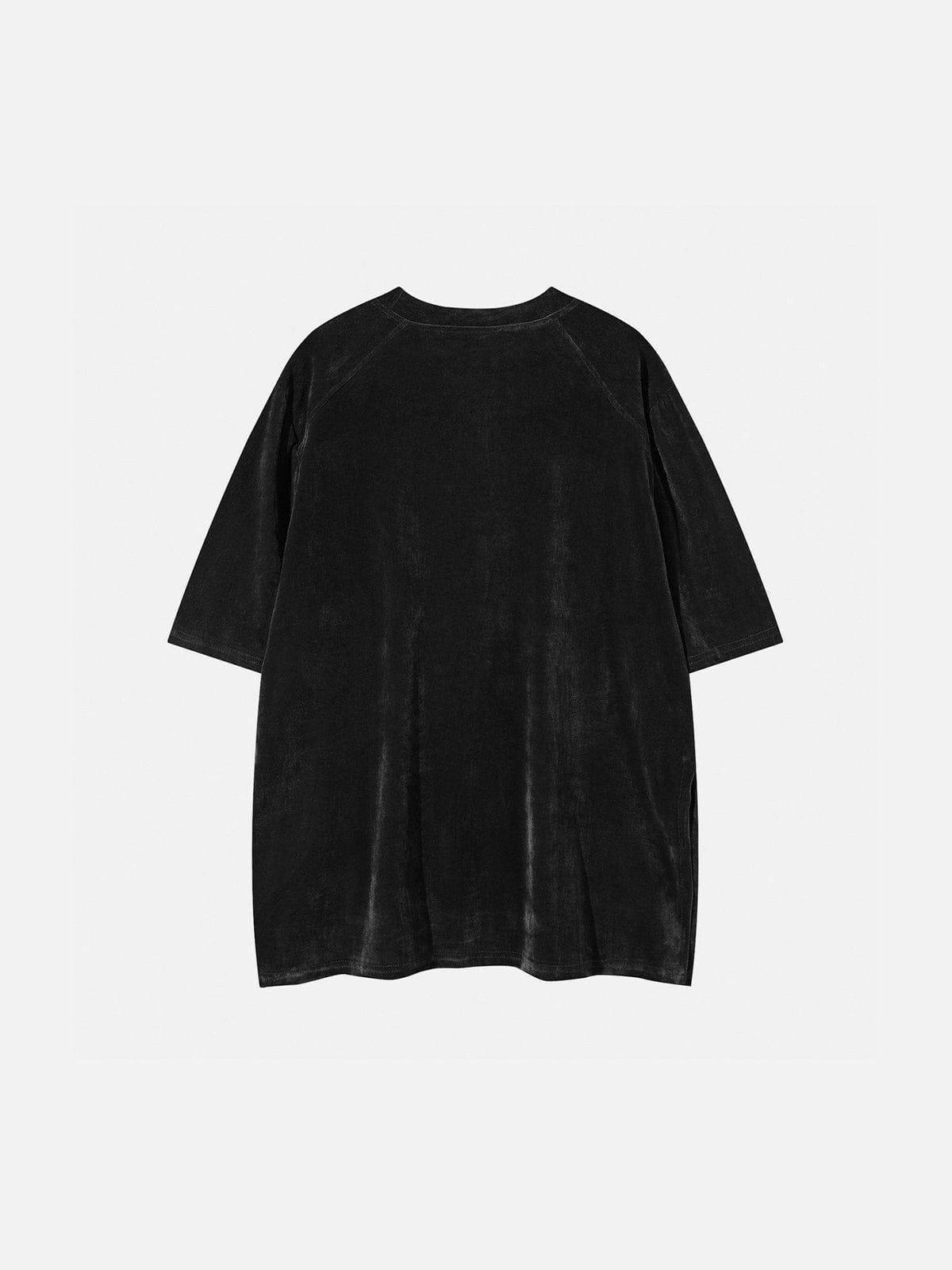 Aelfric Eden Basic Solid Suede Tee Product Image