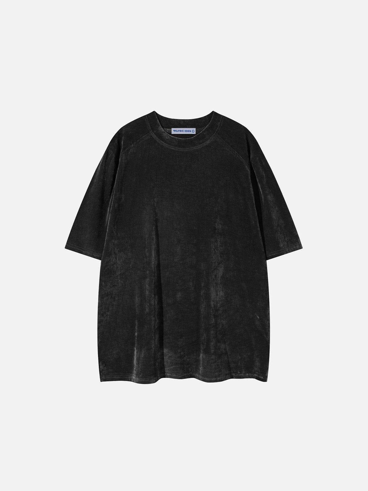 Aelfric Eden Basic Solid Suede Tee Product Image