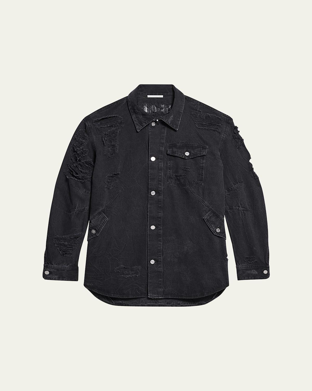 Mens Apex Denim Oversized Shirt Product Image